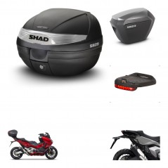 SHAD Maletas sh23 alu + soporte montaje baul SH29 accesorios KIT-470733
