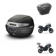 SHAD SH23 alu suitcases + mounting bracket SH29 trunk KIT-470739