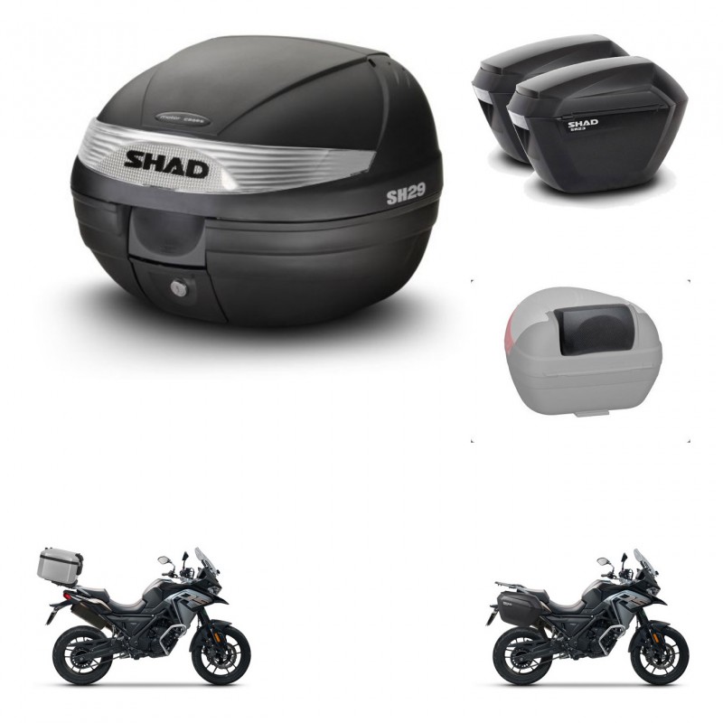 SHAD SH23 suitcases + mounting bracket SH29 trunk accessories KIT-470742