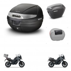 SHAD SH23 alu suitcases + mounting bracket SH29 trunk accessories KIT-470743