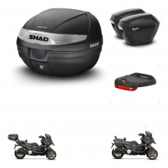 SHAD SH23 suitcases + mounting bracket SH29 trunk accessories KIT-470748