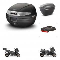 SHAD SH23 alu suitcases + mounting bracket SH29 trunk accessories KIT-470749
