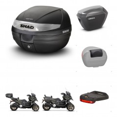 SHAD Maletas sh23 alu + soporte montaje baul SH29 accesorios KIT-470753
