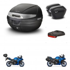 SHAD SH23 suitcases + mounting bracket SH29 trunk accessories KIT-470756