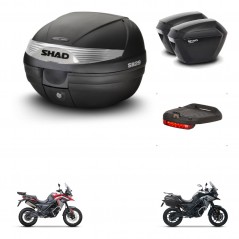 SHAD SH23 suitcases + mounting bracket SH29 trunk accessories KIT-470764