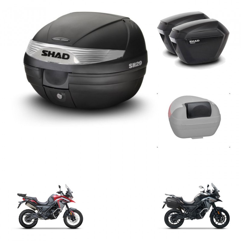 SHAD SH23 suitcases + mounting bracket SH29 trunk accessories KIT-470766