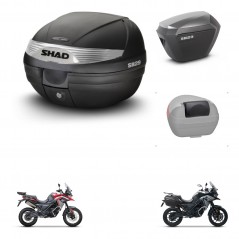 SHAD SH23 alu suitcases + mounting bracket SH29 trunk accessories KIT-470767