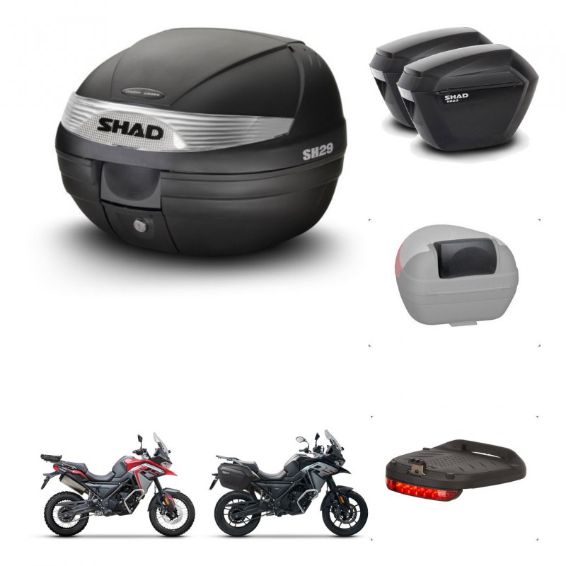 SHAD Maletas sh23 + soporte montaje baul SH29 accesorios KIT-470768