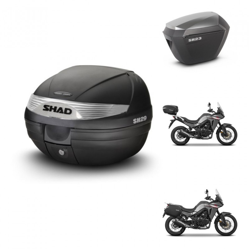 SHAD Maletas sh23 alu + soporte montaje baul SH29 KIT-470771