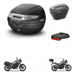 SHAD SH23 alu suitcases + mounting bracket SH29 trunk accessories KIT-470773