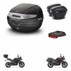 SHAD Maletas sh23 + soporte montaje baul SH29 accesorios KIT-470780