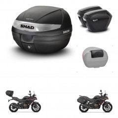 SHAD Maletas sh23 + soporte montaje baul SH29 accesorios KIT-470782