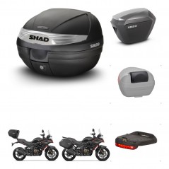 SHAD Maletas sh23 alu + soporte montaje baul SH29 accesorios KIT-470785