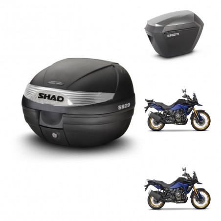SHAD Maletas sh23 alu + soporte montaje baul SH29 KIT-470787