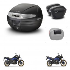 SHAD SH23 suitcases + mounting bracket SH29 trunk accessories KIT-470790