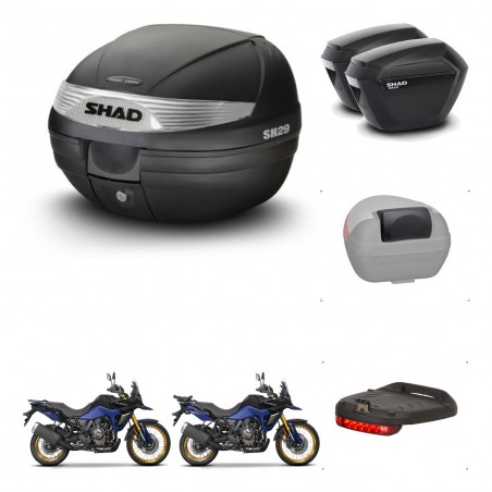 SHAD Maletas sh23 + soporte montaje baul SH29 accesorios KIT-470792