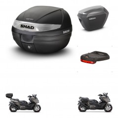SHAD Maletas sh23 alu + soporte montaje baul SH29 accesorios KIT-470805
