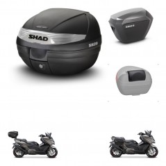 SHAD SH23 alu suitcases + mounting bracket SH29 trunk accessories KIT-470807