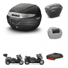SHAD Maletas sh23 alu + soporte montaje baul SH29 accesorios KIT-470809
