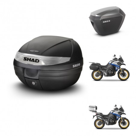 SHAD Maletas sh23 alu + soporte montaje baul SH29 KIT-470811