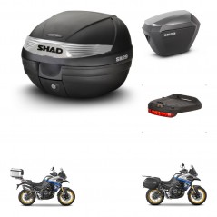 SHAD Maletas sh23 alu + soporte montaje baul SH29 accesorios KIT-470813