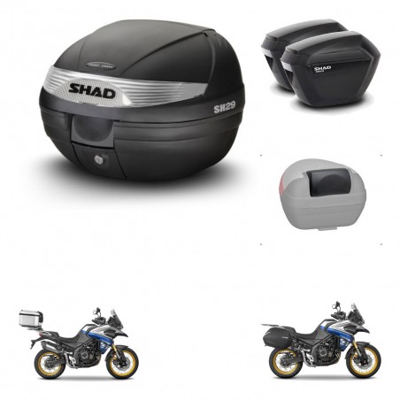 SHAD Maletas sh23 + soporte montaje baul SH29 accesorios KIT-470814