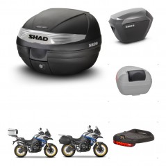 SHAD Maletas sh23 alu + soporte montaje baul SH29 accesorios KIT-470817