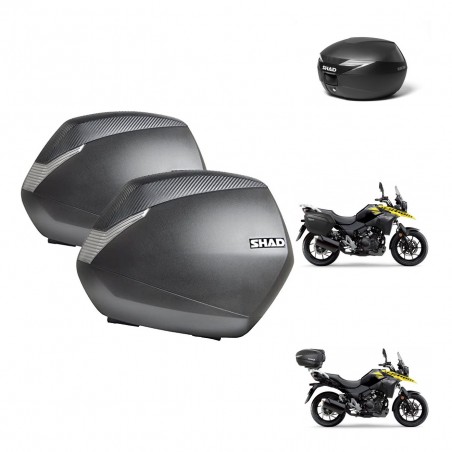 SHAD Suitcase trunk + mounting support SH36 suitcases KIT-471634