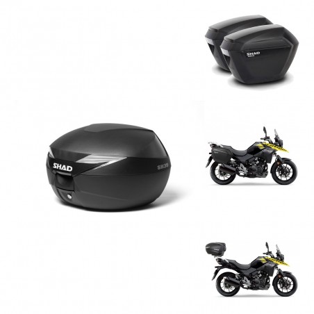 SHAD Maletas sh23 + soporte montaje Baul maleta KIT-471636