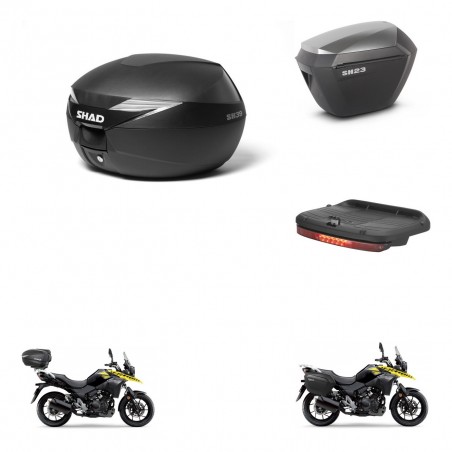 SHAD Maletas sh23 alu + soporte montaje Baul maleta accesorios KIT-471645