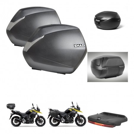 SHAD Suitcase trunk + mounting bracket SH36 suitcases accessories KIT-471652