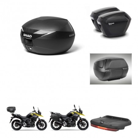 SHAD Maletas sh23 + soporte montaje Baul maleta accesorios KIT-471654