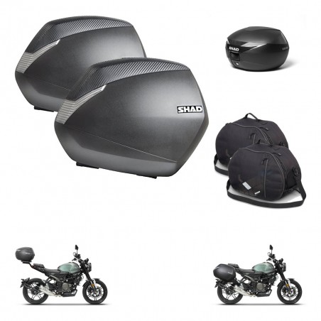 SHAD Baul maleta + soporte montaje maletas SH36 accesorios KIT-471659