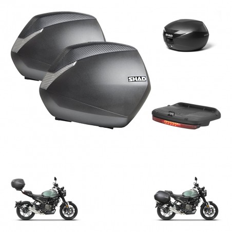 SHAD Suitcase trunk + mounting bracket SH36 suitcases accessories KIT-471664