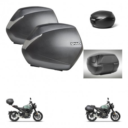 SHAD Baul maleta + soporte montaje maletas SH36 accesorios KIT-471670