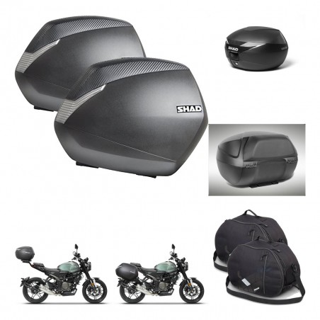 SHAD Suitcase trunk + mounting bracket SH36 suitcases accessories KIT-471671