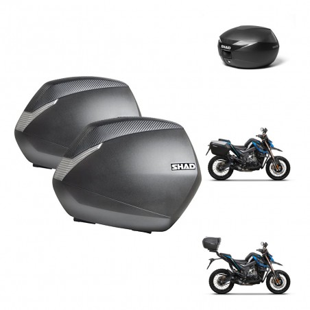 SHAD Suitcase trunk + mounting support SH36 suitcases KIT-471682