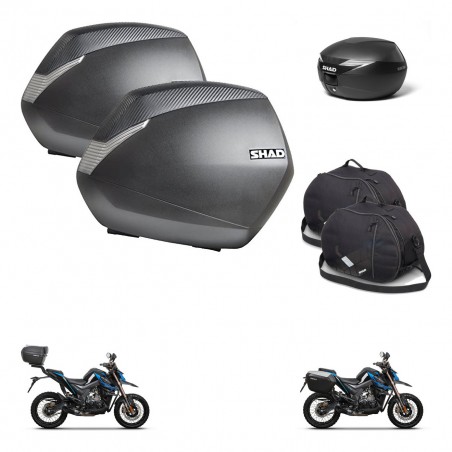 SHAD Suitcase trunk + mounting bracket SH36 suitcases accessories KIT-471683