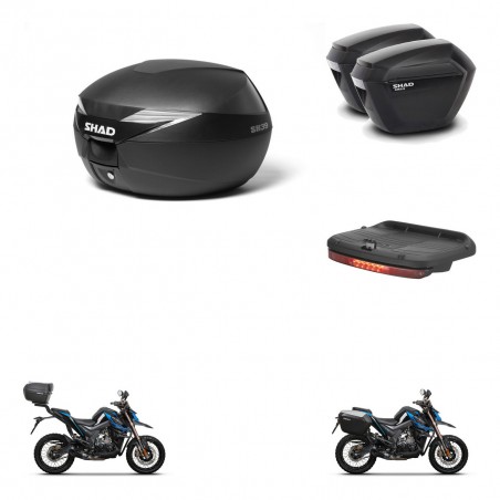 SHAD SH23 suitcases + mounting bracket suitcase trunk accessories KIT-471690