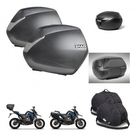 SHAD Suitcase trunk + mounting bracket SH36 suitcases accessories KIT-471695