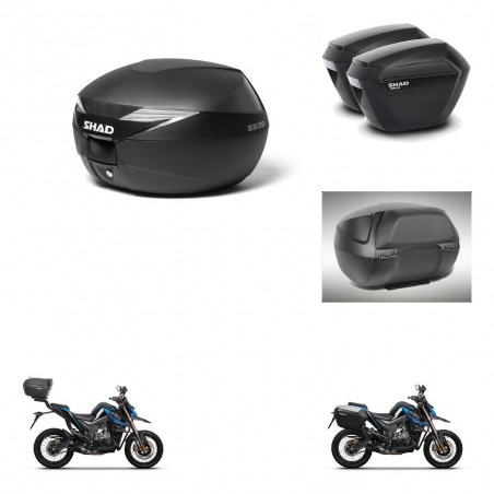 SHAD Maletas sh23 + soporte montaje Baul maleta accesorios KIT-471696