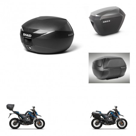 SHAD Maletas sh23 alu + soporte montaje Baul maleta accesorios KIT-471699