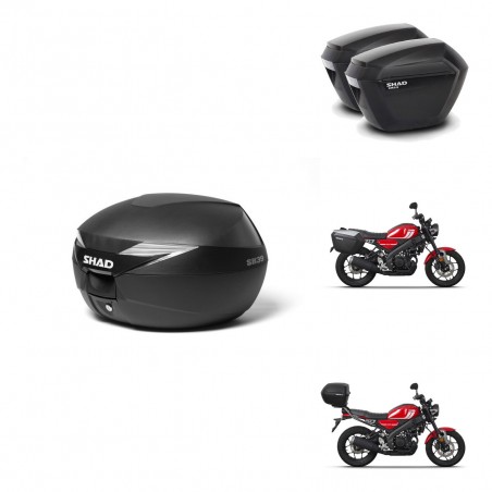 SHAD Maletas sh23 + soporte montaje Baul maleta KIT-471708