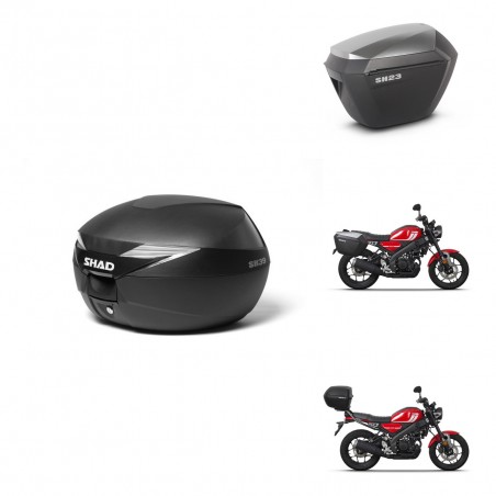 SHAD Maletas sh23 alu + soporte montaje Baul maleta KIT-471711