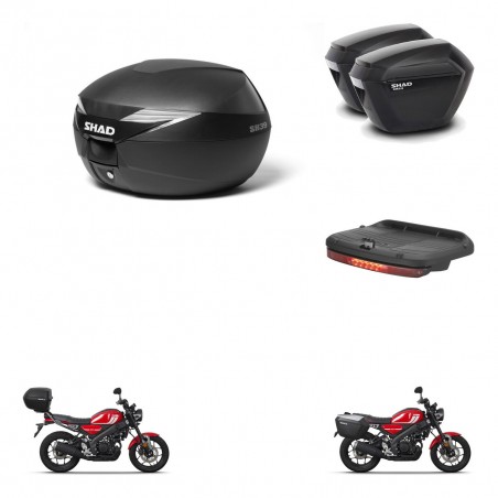 SHAD Maletas sh23 + soporte montaje Baul maleta accesorios KIT-471714