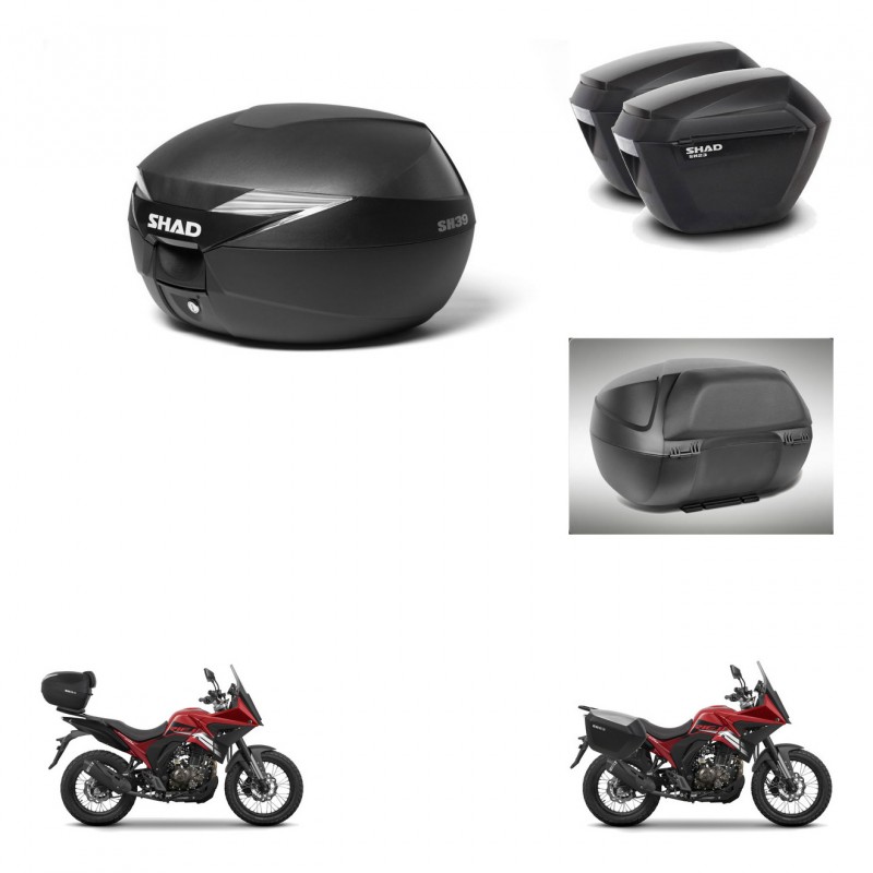 SHAD Maletas sh23 + soporte montaje Baul maleta accesorios KIT-471744