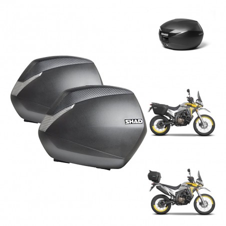 SHAD Suitcase trunk + mounting support SH36 suitcases KIT-471778