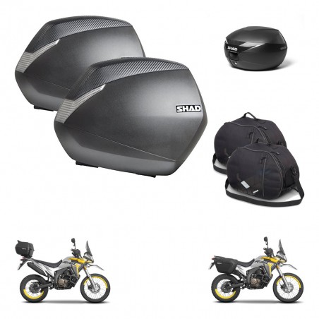 SHAD Baul maleta + soporte montaje maletas SH36 accesorios KIT-471779