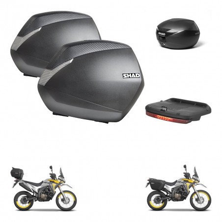 SHAD Suitcase trunk + mounting bracket SH36 suitcases accessories KIT-471784