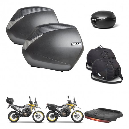 SHAD Baul maleta + soporte montaje maletas SH36 accesorios KIT-471785